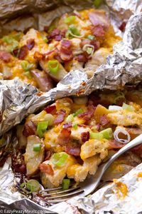 Chicken and Potato Foil Packs