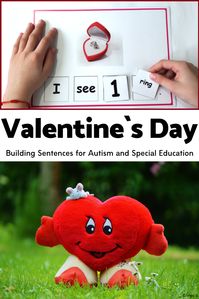 Great seasonal resource. Super engaging because it's about Valentines the kids forget they're learning. #valentinesday #autism