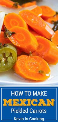 Mexican pickled carrots are a crunchy delicious snack, often served at Mexican restaurants. Make this easy quick pickle recipe at home!