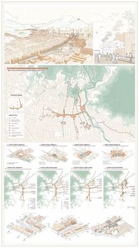 ovita’s Path to River Our work for MOL Architects Architecture Competition of SCA Valle Cali, Colombia  ^ Representation by: @thearchitectureofdiagrams  ^ About: An Urban and Landscape connector project that is located within the heart of the city, its foundational center and the different neighborhoods built between the 16th and early 19th centuries.  Meet more of our work at: www.thearchitectureofdiagrams.com