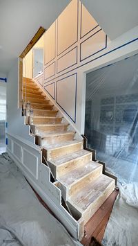 Staircase Makeover - Opening up the steps