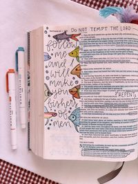 Matthew Bible Journaling @journals_for_jesus on insta!!