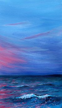 blue-pink-sunset-over-the-ocean-what-to-paint-on-a-canvas-ocean-waves