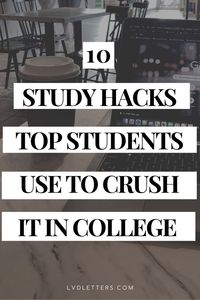 love these study tips for college! definitely going to use these study hacks to ace my finals