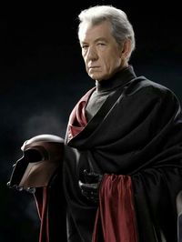 Ian McKellen.  Magneto