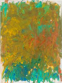 Joan Mitchell, Untitled, 1981. Oil on canvas, 31 5/8 x 23 5/8 inches (80.3 x 60 cm). Collection of the Joan Mitchell Foundation, New York.