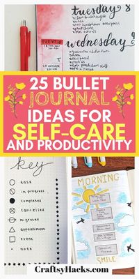 Get some bullet journal inspiration with these bullet journal ideas. These creative journal designs will help you to take better care of the way you eat, sleep and live. #journalideas #bulletjournal #journalinspiration