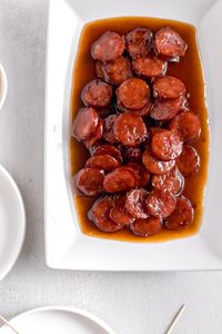 With just 3 ingredients, these Brown Sugar Glazed Kielbasa Bites will be your favorite go-to appetizer or snack. WARNING: They are quite addictive!