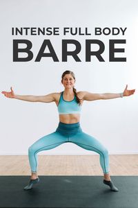 If you’ve tried one of my barre workouts or cardio barre workouts, you know — there’s no burn like a barre burn! Barre workouts are some of my most popular workouts on Youtube -- and for good reason! They're awesome for building lean muscle at home, with no equipment!