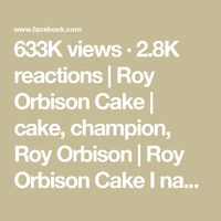 633K views · 2.8K reactions | Roy Orbison Cake | cake, champion, Roy Orbison | Roy Orbison Cake

I named this cake after the famous Roy Orbison, and it brings me just as much joy as his music! We've got another winner here folks. | By Sean Alexander | Alright Kim what we got? Okay
we got some vanilla cake mix. Classic. Classic vanilla cake
mix. You can't go wrong with that. Then you're going to take
eight ounces of softened cream cheese. Put it in your cake
mix. And then you're going to take a pastry cutter and cut it
into your cake mix. Takes a few minutes because you gotta get
it like a cornbread mixture. The consistency to just cut the
cream cheese into your cake mix. It's looking pretty good.
Okay, so now you've got it mixed up in there. Gonna take
your pastry cutter and set it to the 