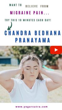 🌝🌜🌙Chandra Bhedana Pranayama has been known to offer relief from migraine pain. By practicing this breathing technique, individuals suffering from migraines may experience a reduction in the intensity and frequency of their headaches.