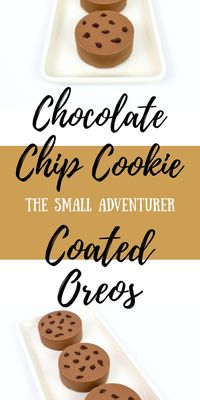 Turn some regular Oreos into some super fun, chocolate-coated Oreos that are decorated to look like chocolate chip cookies! They'll be super delicious and extra chocolate-y, and a surprise for anyone who bites into them. Recipe & tutorial on The Small Adventurer.