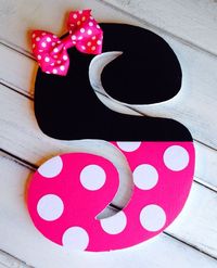 DIY minnie letters