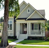 narrow lots rear garage house plans - Google Search More