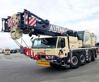 French rental company Autaa group has taken delivery of a 55 tonne Demag AC 55-3 and a 70 tonne Tadano ATF 70-G4 All Terrain crane. The four axle ATF 70G-4 has a six section 52.1 metre main boom and a nine to 16 metre bi-fold swingaway, providing a tip height of more than 71 metres and maximum radius of 44 metres. The crane can travel with axle loads of 10 tonnes with 3.4 tonnes of counterweight, swingaway and hook block on board. #crane #cranes #kran #krane #grue #Grúas #gru