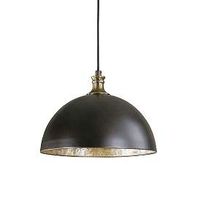 Uttermost Placuna 15" Wide Pacific Bronze Metal Dome Pendant Light - #39N87 | Lamps Plus