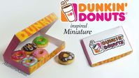 tutorial: miniature Dunkin' Donuts