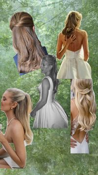 Half up half down wedding bridal hair