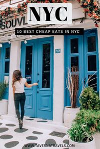 The 10 Best Cheap Eats in NYC! Your guide to the best meals at restaurants in NYC for under $10. Find a list of the best cheap eats in NYC here so that you can enjoy the best food in New York City on a budget. #budgettravel #foodietravel #nyctravel #newyorkcity | cheap eats NYC in New York | best cheap eats NYC | cheap eats New York City | best cheap eats in New York City | best cheap places to eat in NYC | cheap places to eat in New York City | New York City restaurants cheap