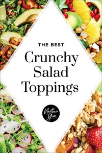 Crunchy salad toppings to spice up your salad game. Find 30+ salad topping ideas here from nuts to seeds and more.