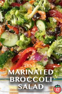 Marinated Broccoli Salad | 12 Tomatoes