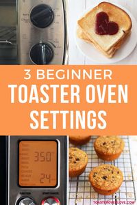 With all of their settings, features, and buttons toaster ovens can be confusing. The good news is there are only 3 basic toaster oven settings you need to know to get dinner on the table or a fresh-baked cookie in your hand. Learn how to use the Bake, Broil and Toast settings and cook up something delicious today!