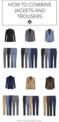 How to Combine Jackets and Trousers for Your Capsule