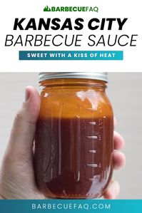 A Kansas-city style barbecue sauce is the prototypical BBQ sauce. My KC BBQ sauce recipe is mainly sweet but also savory, with a slight tang that's absolutely perfect on pork and chicken.