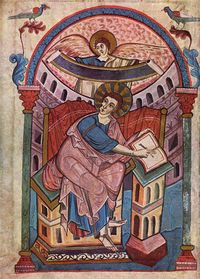 The Ada Gospels (Trier, Stadtbibliothek, Codex 22) is a late eighth century or early ninth century Carolingian gospel book in the Stadtbibliothek, Trier, Germany. The manuscript contains a dedication to Charlemagne's sister Ada, whence it gets its name.