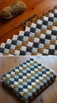 Great Cost-Free best crochet designs Strategies Entrelac Blanket – Free Crochet Pattern (Beautiful Skills – Crochet Knitting Quilting) – #Bea #CostFree #crochet #designs #Great #Strategies