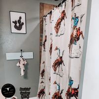 Shower Curtains are a waterproof polyester material! Shower Curtain Dimensions 71”X 79” Shower Rings Included