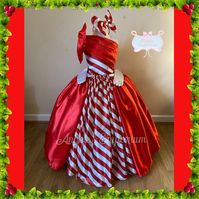 Deluxe Holiday Christmas Candy Cane Festive Season Tutu Dress - Etsy