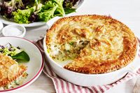 Try this hearty chicken pie the whole family will enjoy! Created by Michael Weldon, MasterChef Australia Series 3 contestant.