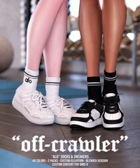 Off-Line Alo Socks & Sneakers feat. @nightcrawlersims for Sims 4 / ts4 / ts4cc / sims4cc / sims 4 custom content / sims / sims 4 rich cc / sims 4 mods / sims 4 cc 2023 / sims 4 realistic mods / summer outfits / sims 4 cute cc