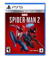 MARVEL'S SPIDER-MAN 2 - PS5 Launch Edition unleashes the ultimate superhero experience, featuring an epic open-world web-slinging adventure with enhanced graphics, thrilling combat, and an engaging storyline, making it a spectacular addition to the PlayStation 5 launch lineup.