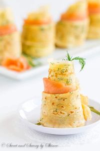 Mother's Day recipe ideas- Dill Crepes w-Smoked Salmon