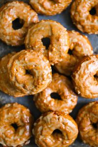 Baked Pumpkin Donuts with Maple Glaze - Damn Delicious