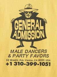 GENERAL ADMISSION Male Dancers Tee Mustard – General Admission