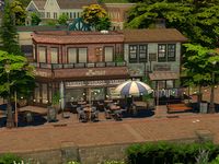 here is a bubble tea and thrift shop for your Sims Found in TSR Category 'Sims 4 Community Lots'