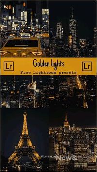 To download this preset for FREE navigate to my 'free Lightroom preset' board in my profile. #Lightroom #preset #free preset #Lightroom CC #Golden lights #city lines #skyscrapers #City Night #night #photography #wallpaper