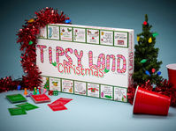 Tipsy Land Christmas is your new favorite Christmas drinking game! It's simple. Gather your friends, roll the dice, and move around the board. Tipsy Land Christmas is packed with unique holiday-themed spaces made for calling out your friends, stupid dares, Christmas confessions, and most importantly, DRINKS!! 