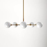 Andrea 5 Light Metal Dimmable Sputnik Chandelier
