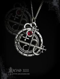 Handmade Sigil of Lilith pendant - $32.20