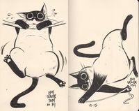 Jedavu Art — Hilariously Adorable Cat Drawings by Emi Lenox