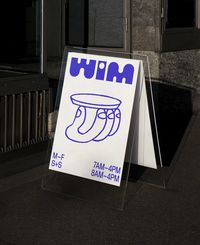 Hanna Karraby and James Paris’ identity for Wim is a refreshing typographic take on cafe branding