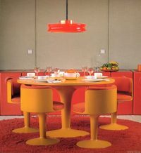 Mid-century modern interior