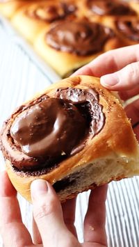 What to expect of The Best Homemade Chocolate Rolls Recipe? Fluffy rolls, cinnamon chocolate filling, chocolate cream cheese frosting, less than 45 minutes rising time and made from scratch. #baking #cinnamonrolls #chocolate #sweet #desserts