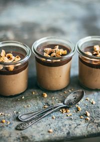 MILK CHOCOLATE HAZELNUT MOUSSE [prettysimplesweet] little individual desserts make ahead