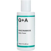 Q + A Niacinamide Daily Toner (100ml) is a 95.4% natural formula which helps to calm redness and inflammation, whilst minimising the appearance of pores.  Niacinamide, also known as B3, helps to balance skin tone and even out wrinkles whilst Hyaluronic Acid rejuvenates and hydrates. Aloe Vera nourishes the skin whilst also creating a protective barrier from both the sun and pollutants. Its high concentration of vitamins and minerals, including vitamins A and E, make this toner a powerful hydrati