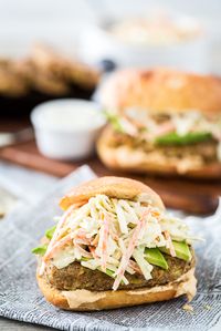 Filet O' Chickpea Sandwich with Tartar Sauce Slaw